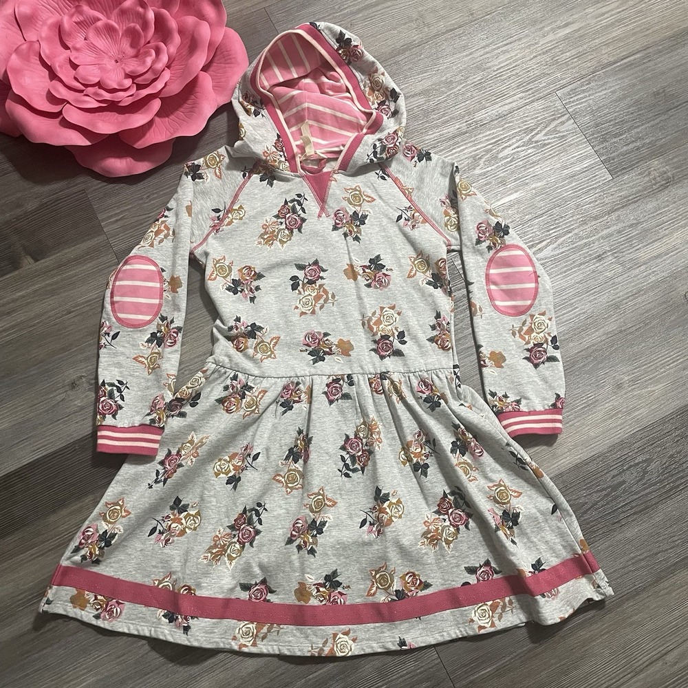 MATILDA JANE Girls Sz 12 Moments With You Lazy Sunday Morning Dress Roses Hood